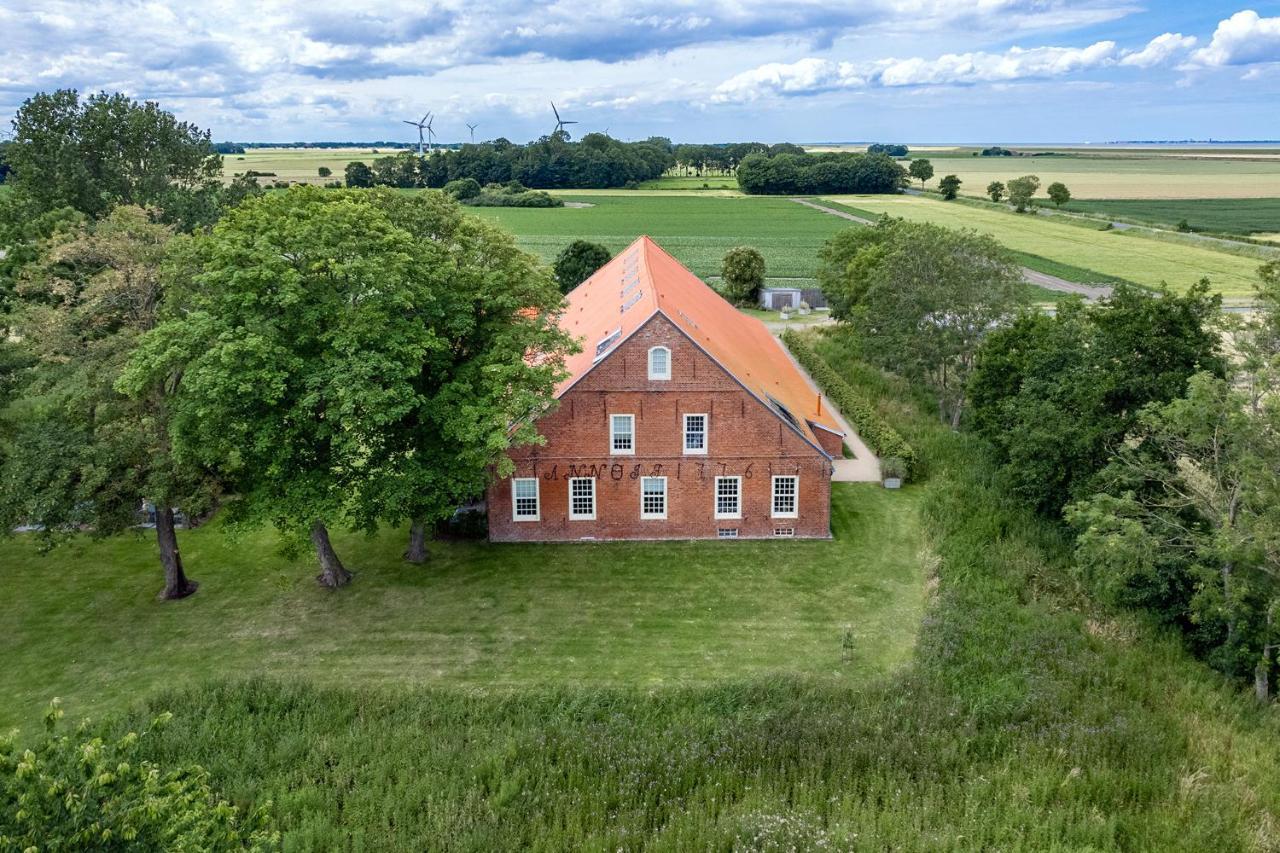 Ferienwohnung Gulfhof Dreybült Dreybült 8 Tammo Dornum Exterior foto